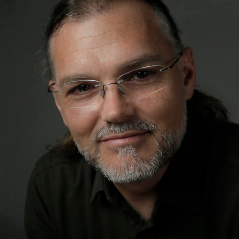 Handsome man with glasses and facial hair